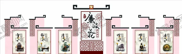 编号：81289904182257141476【酷图网】源文件下载-校园文化墙