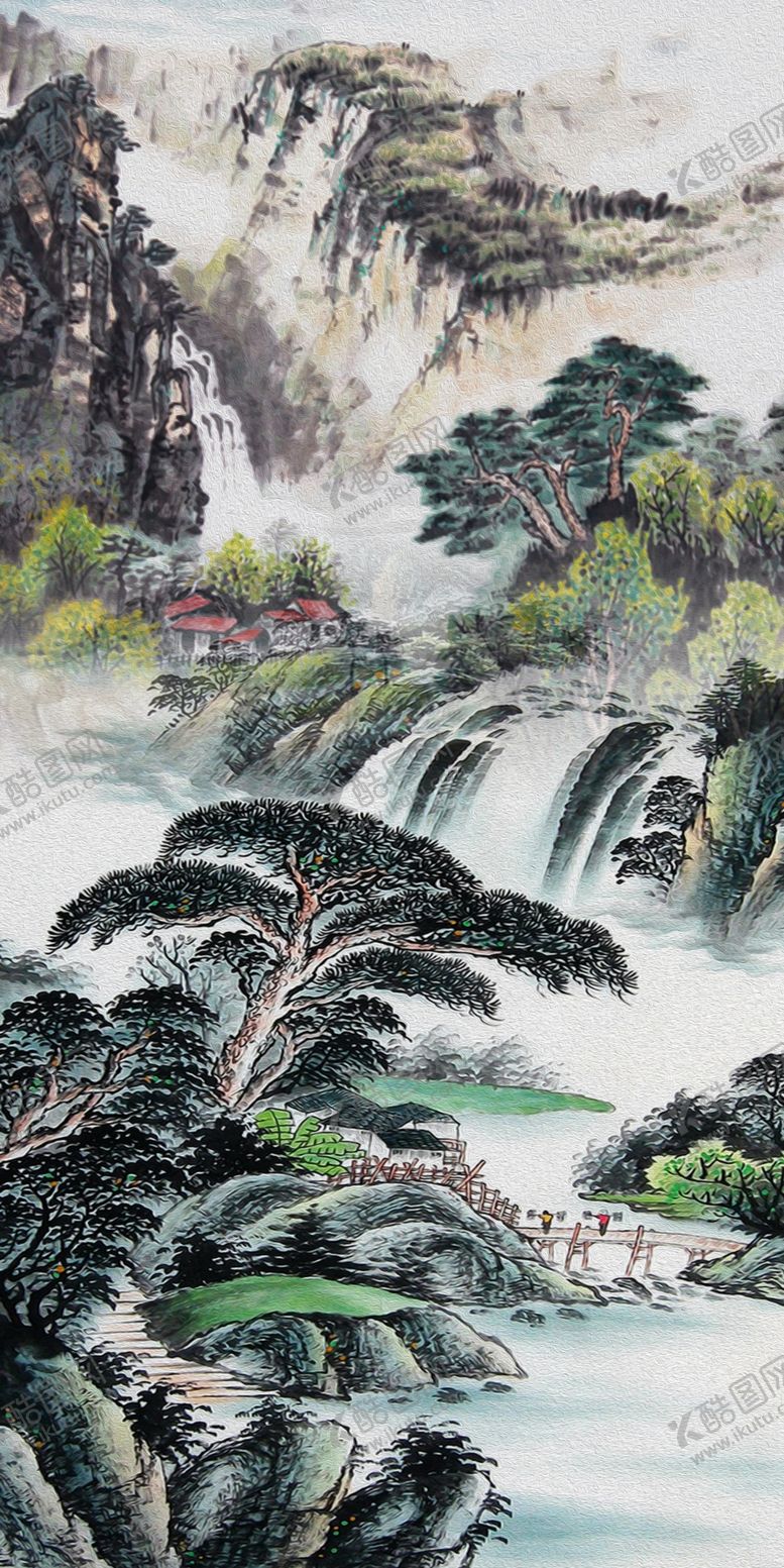 编号：28409205081706184886【酷图网】源文件下载-国画山水