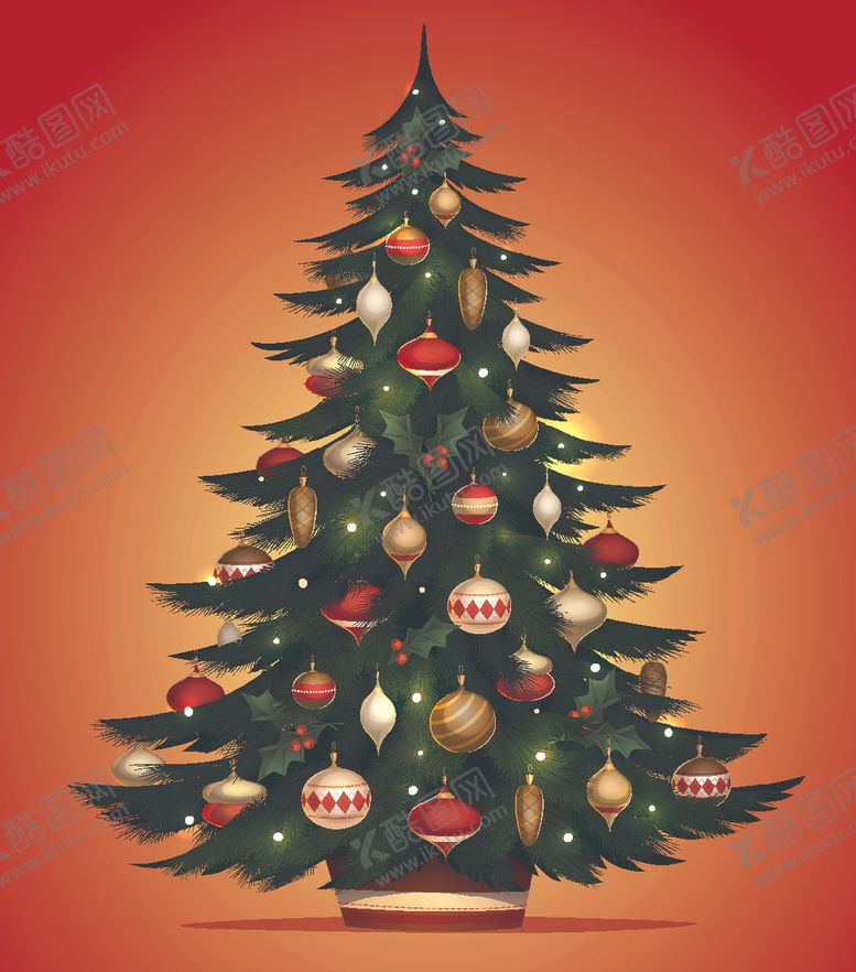 编号：99687110291035074079【酷图网】源文件下载-卡通圣诞树背景