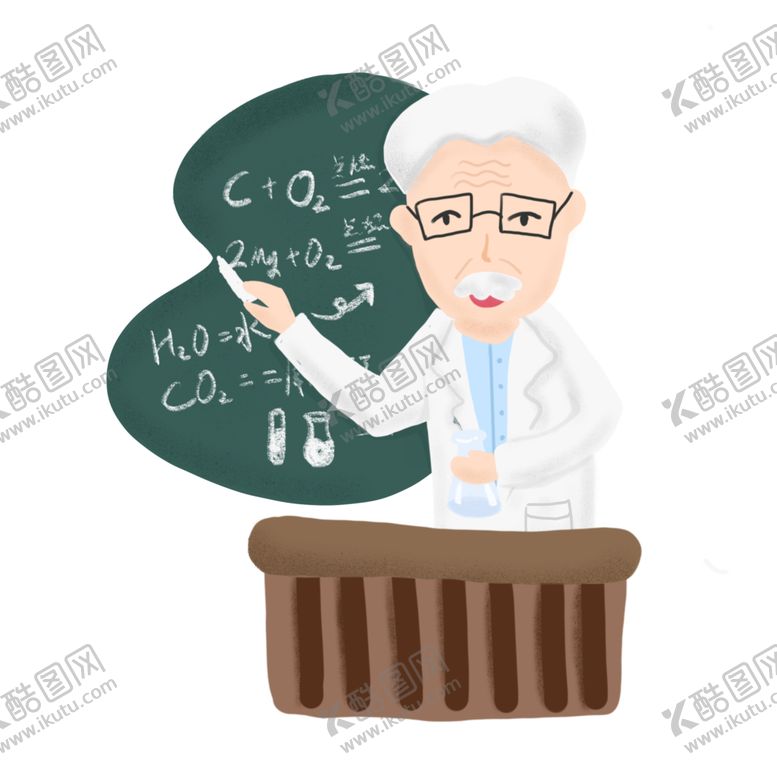 编号：36853910080321279461【酷图网】源文件下载-教师节化学老师