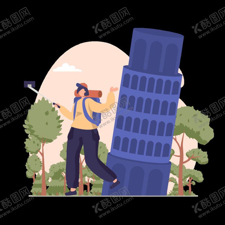 编号：70118410170416501192【酷图网】源文件下载-旅行出游风景人物场景套图