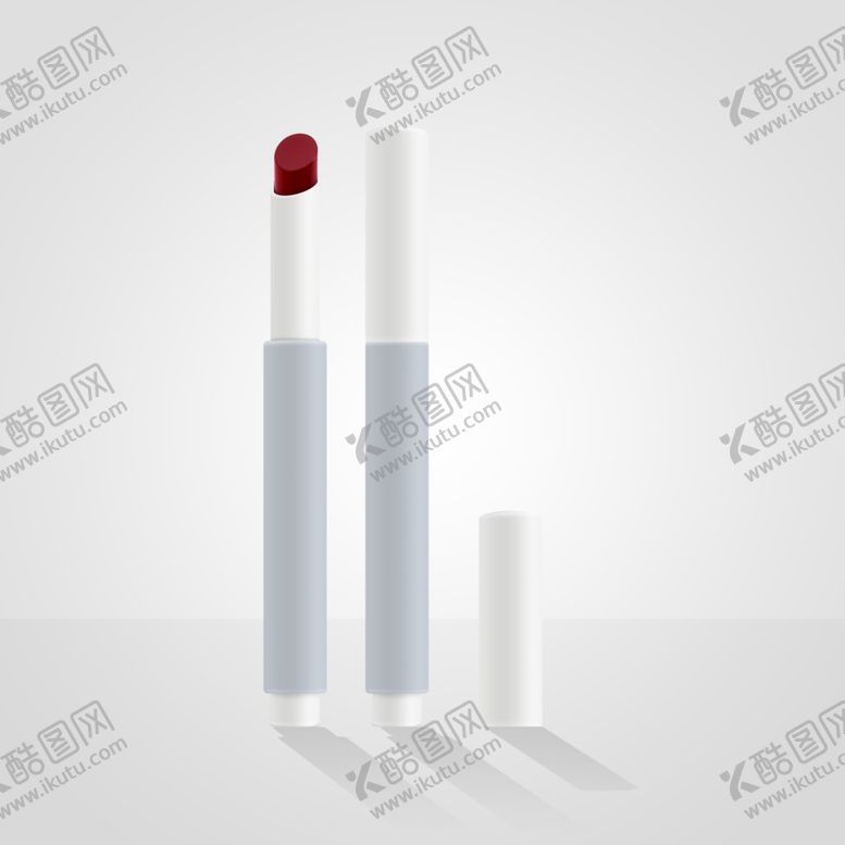 编号：59589309240829518103【酷图网】源文件下载-口红样机细长管模板PSD分层