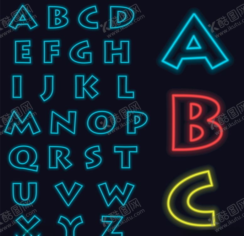 编号：48459209100234235920【酷图网】源文件下载-霓虹灯