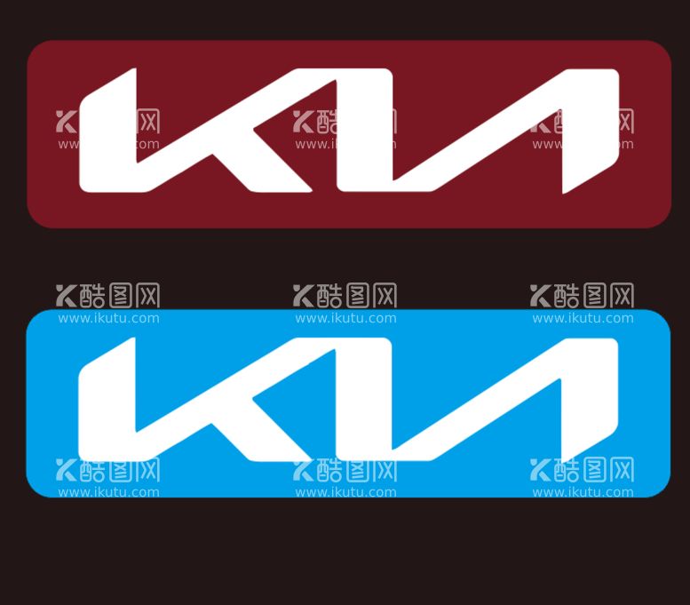 编号：86370109181326152495【酷图网】源文件下载-起亚新LOGO KN赞助商标志