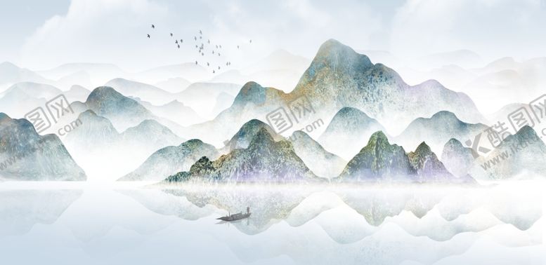 编号：40177609221146372164【酷图网】源文件下载-水墨山水