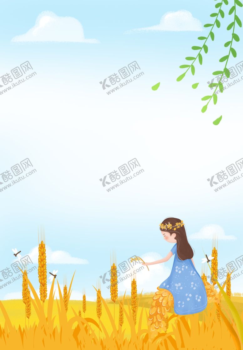编号：96947907062021137493【酷图网】源文件下载-金色麦浪