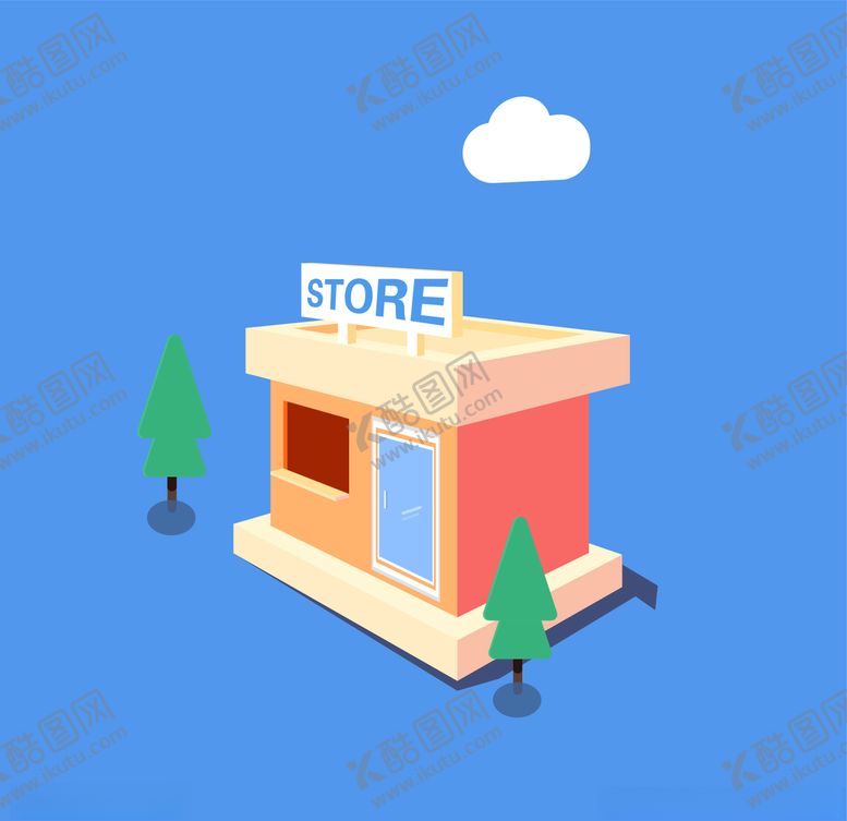 编号：83446306261746446732【酷图网】源文件下载-商店插画