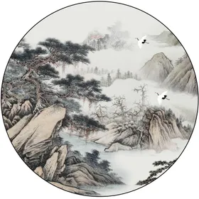 圆形装饰画