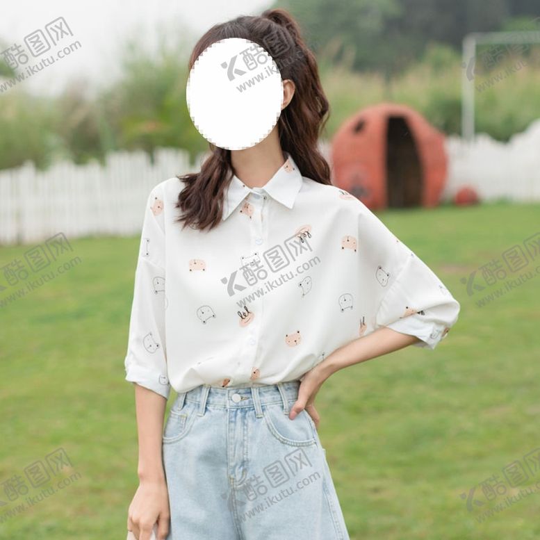 编号：35287905091643563545【酷图网】源文件下载-衬衫女学生