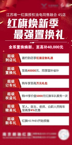 汽车优惠海报