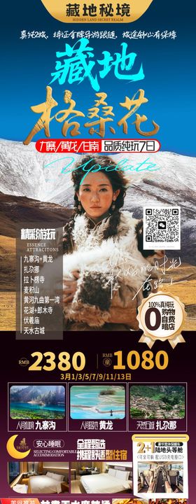 新疆藏地桑格花海报