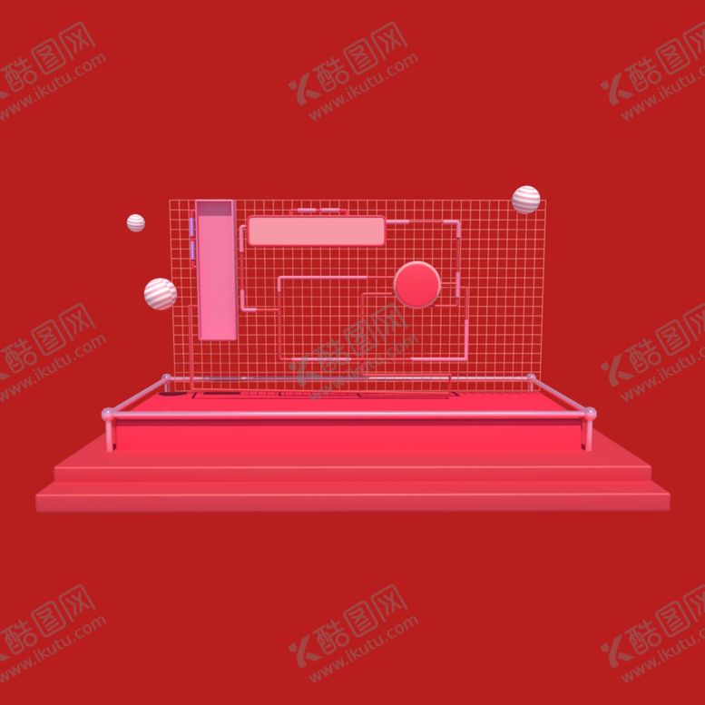 编号：12879002030005273544【酷图网】源文件下载-3D电商展台