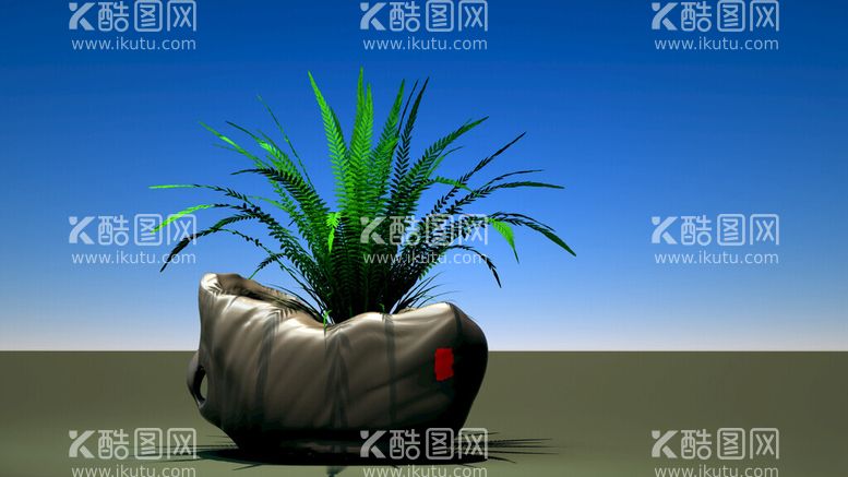 编号：27248502010117173627【酷图网】源文件下载-c4d植物花盆