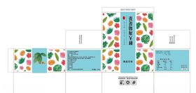 手绘花朵通用盒子