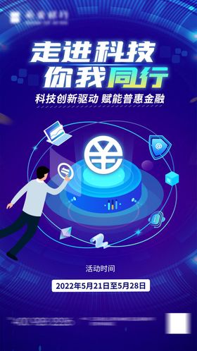 科技创新电子支付海报