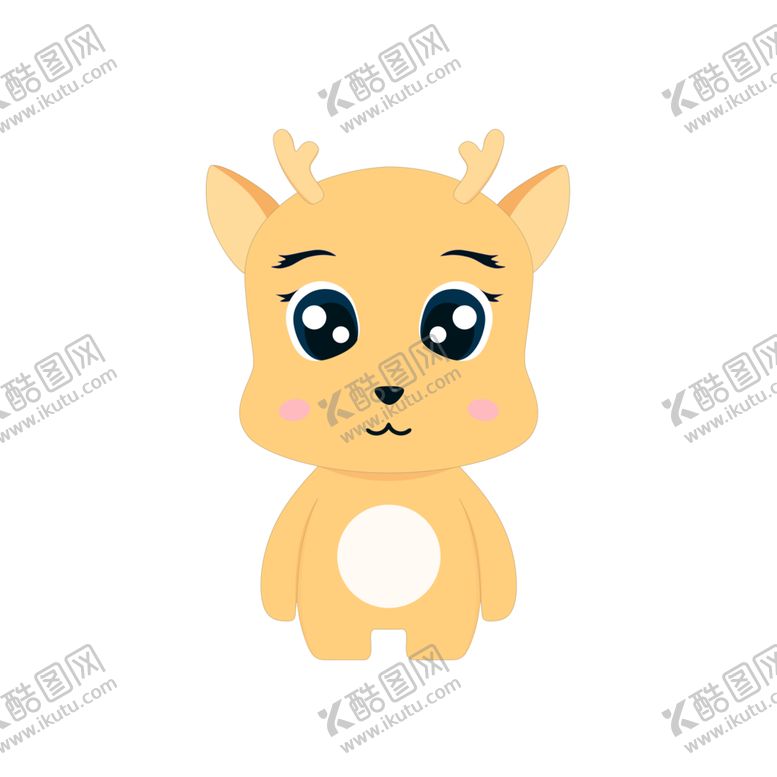 编号：72876910030237281968【酷图网】源文件下载-卡通长颈鹿