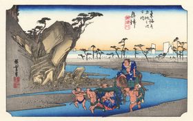 日本街景风景浮世绘