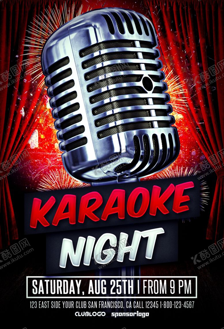 编号：72100510080616099204【酷图网】源文件下载-音乐会海报