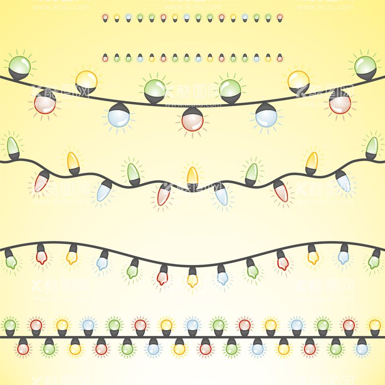 编号：85533210201557346598【酷图网】源文件下载-圣诞节彩灯 