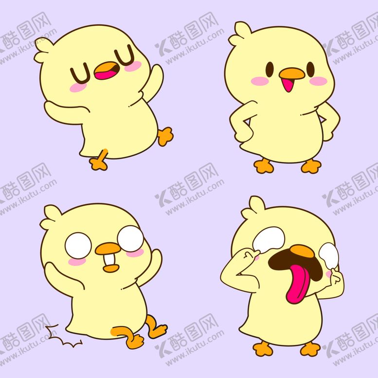 编号：34510211211204236193【酷图网】源文件下载-卡通小鸭子