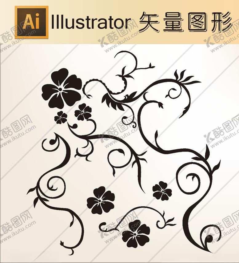 编号：53171507140429226812【酷图网】源文件下载-花草剪纸动物剪纸简洁手绘
