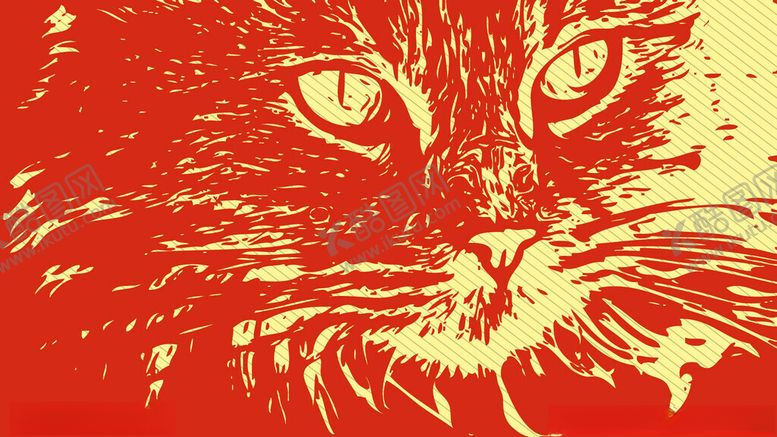 编号：21828801250454476335【酷图网】源文件下载-猫矢量剪影