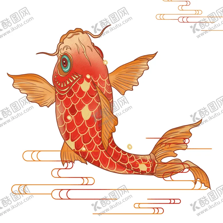 编号：89075402091232596354【酷图网】源文件下载-鲤鱼