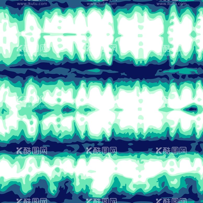 编号：47607212160931124887【酷图网】源文件下载-民族图纹扎染晕染蓝绿背景底图