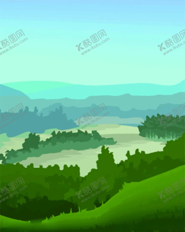 编号：85159006252112488128【酷图网】源文件下载-矢量风景插画