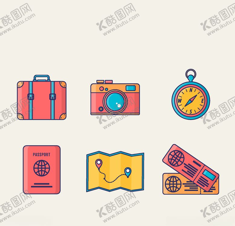 编号：47975107060531312408【酷图网】源文件下载-旅行元素