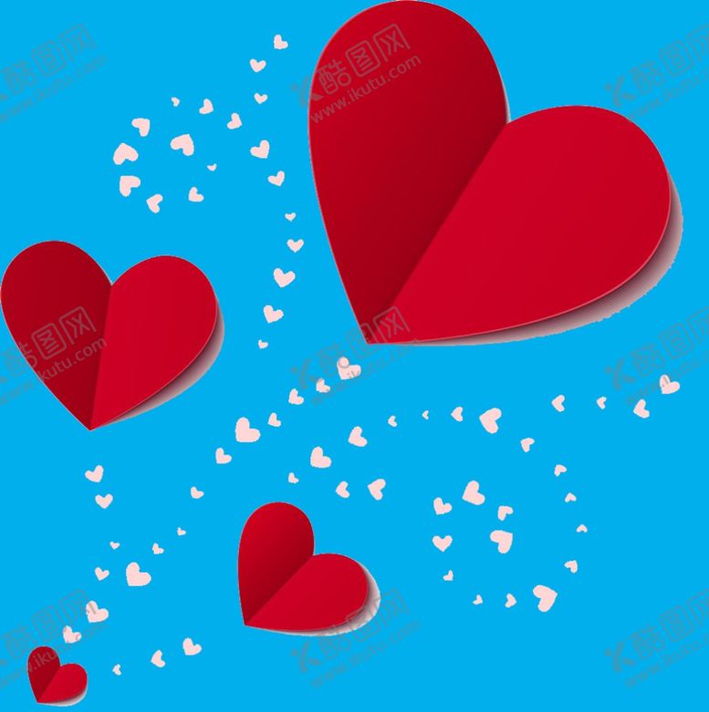 编号：60000010062140224247【酷图网】源文件下载-红色爱心装饰