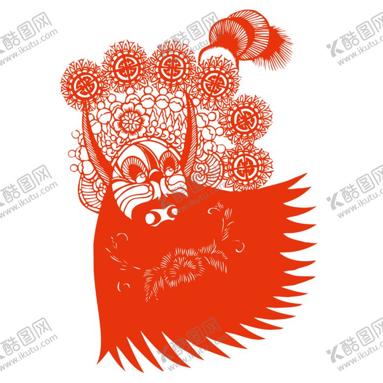 编号：47316702070230056157【酷图网】源文件下载-春节新年剪纸PNG素材