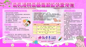 母婴喂养健康知识宣传栏