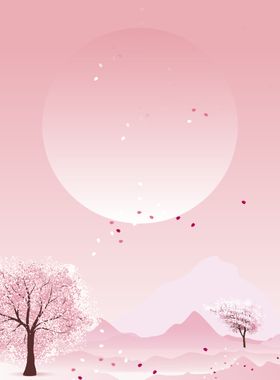 粉色樱花背景