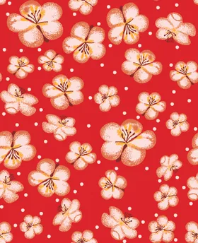 手绘水彩花