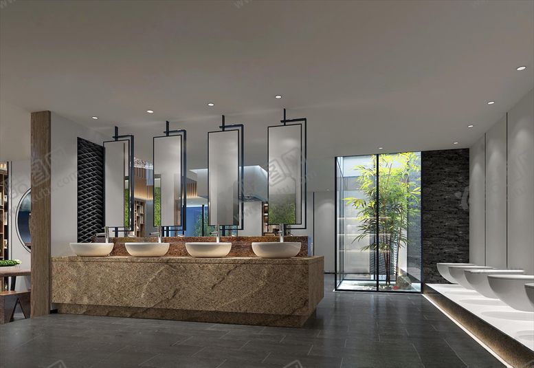 编号：86473110062309023873【酷图网】源文件下载-公用洗手间