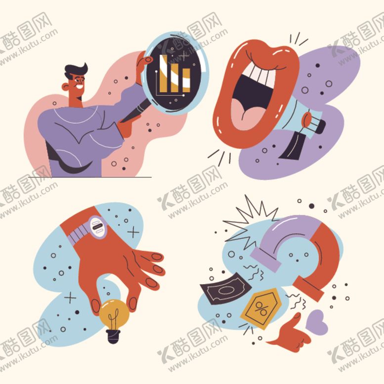 编号：65501311241545598532【酷图网】源文件下载-创意手势与多彩元素组合