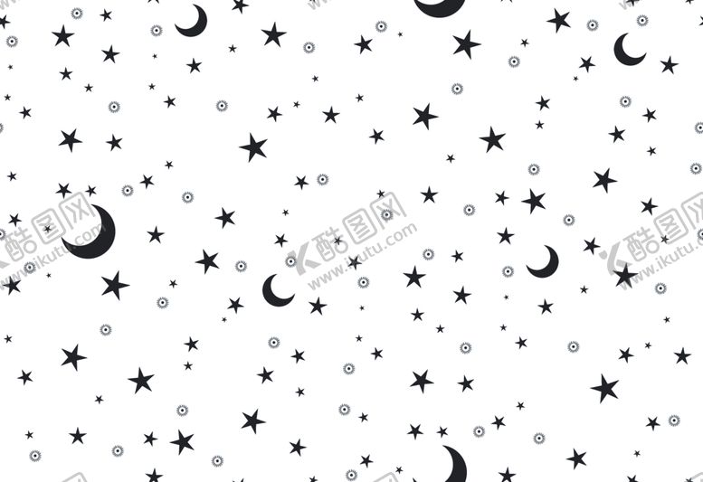 编号：78362607061628158635【酷图网】源文件下载-星星月亮
