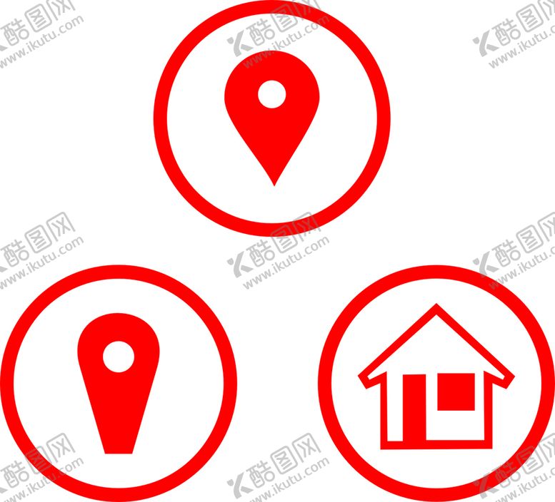 编号：12548001280349192189【酷图网】源文件下载-位置图标