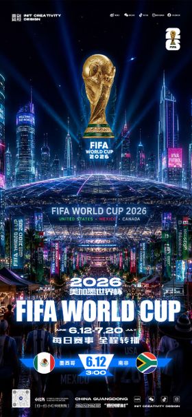 2026美加墨世界杯足球赛程表