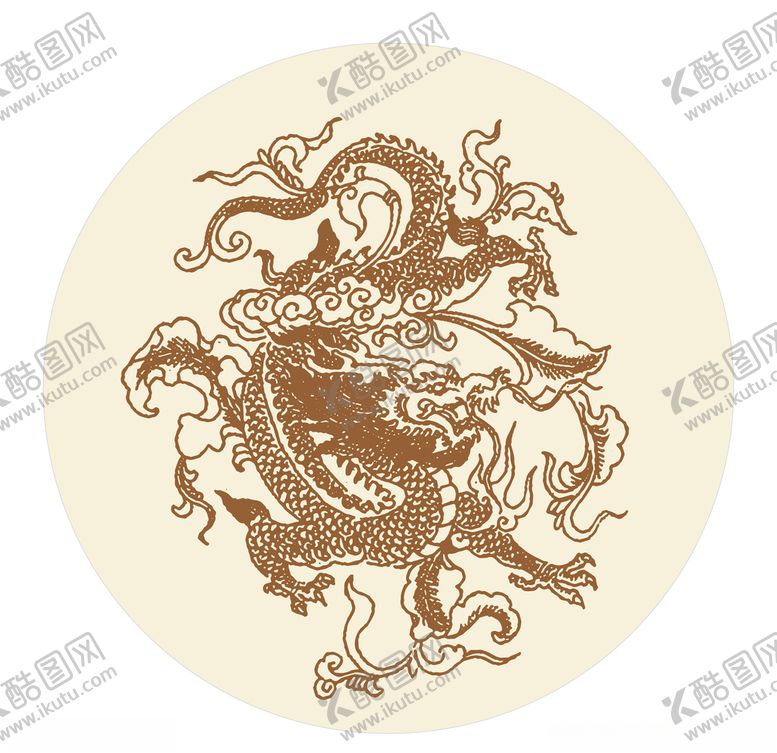 编号：99522206260937173819【酷图网】源文件下载-龙纹龙龙图腾