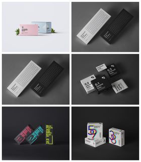 长方形礼盒包装样机