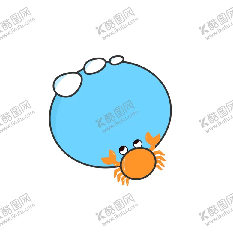 编号：33725002212226364068【酷图网】源文件下载-卡通螃蟹插画