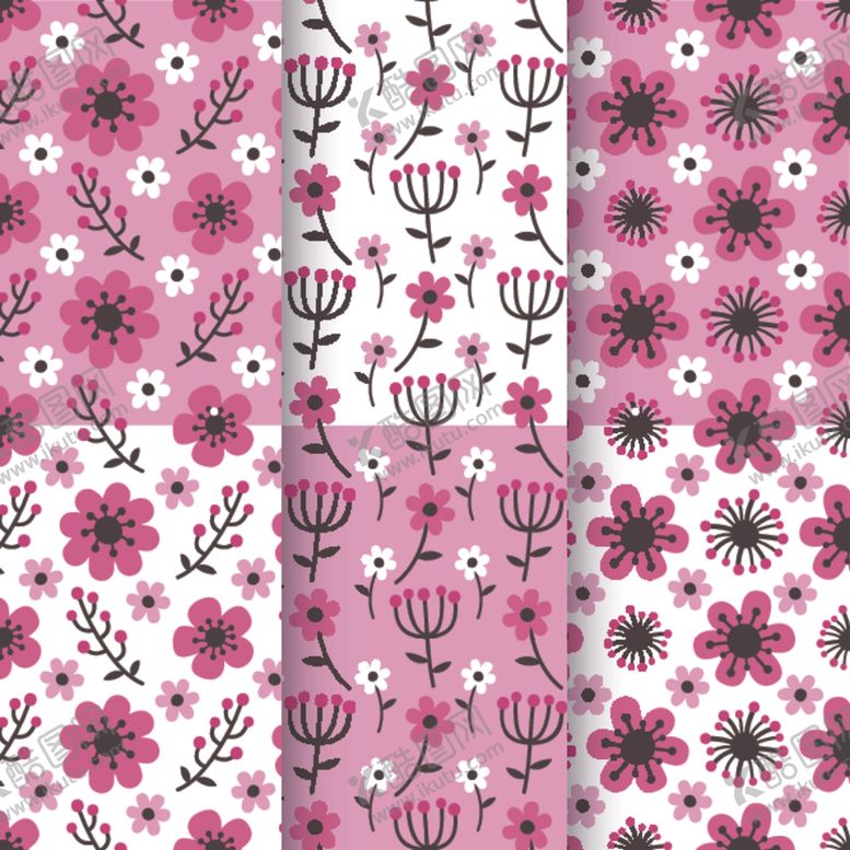 编号：24433411011632273905【酷图网】源文件下载-无缝花纹