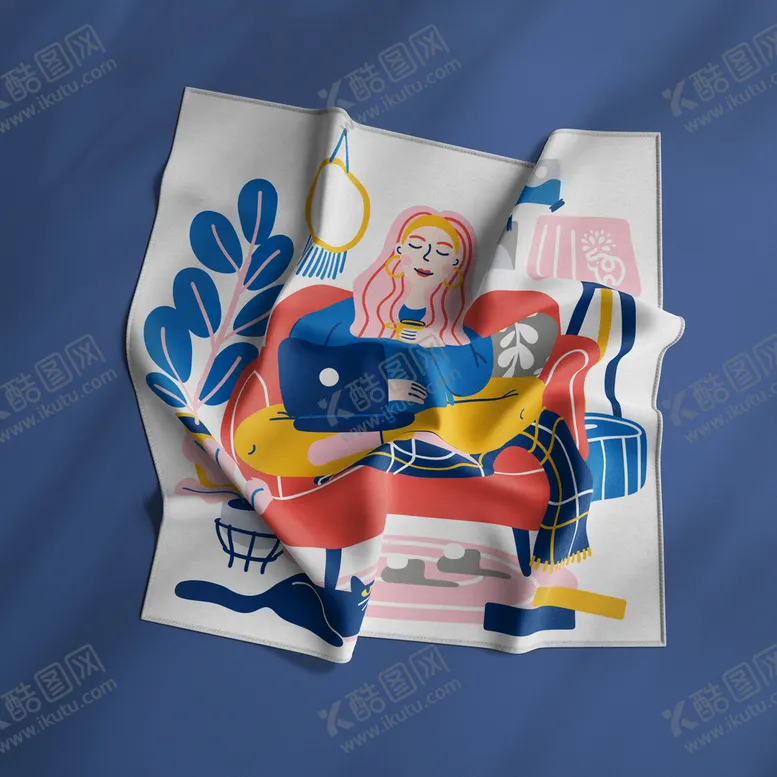 编号：79349910211826535046【酷图网】源文件下载-褶皱样机