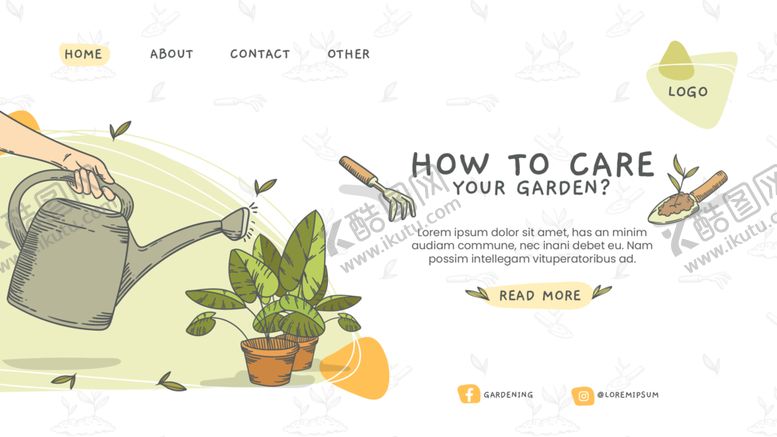 编号：18532412221122316889【酷图网】源文件下载-手绘雕刻园艺登录页