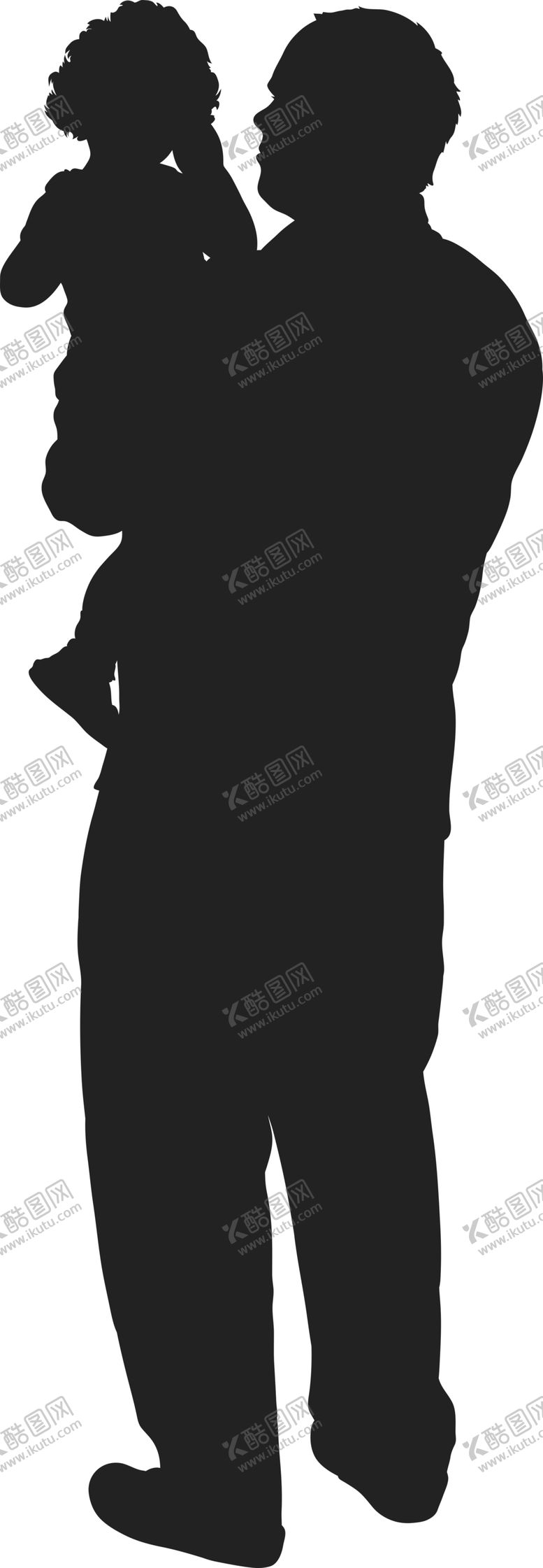 编号：68635509220457382327【酷图网】源文件下载-一家人剪影