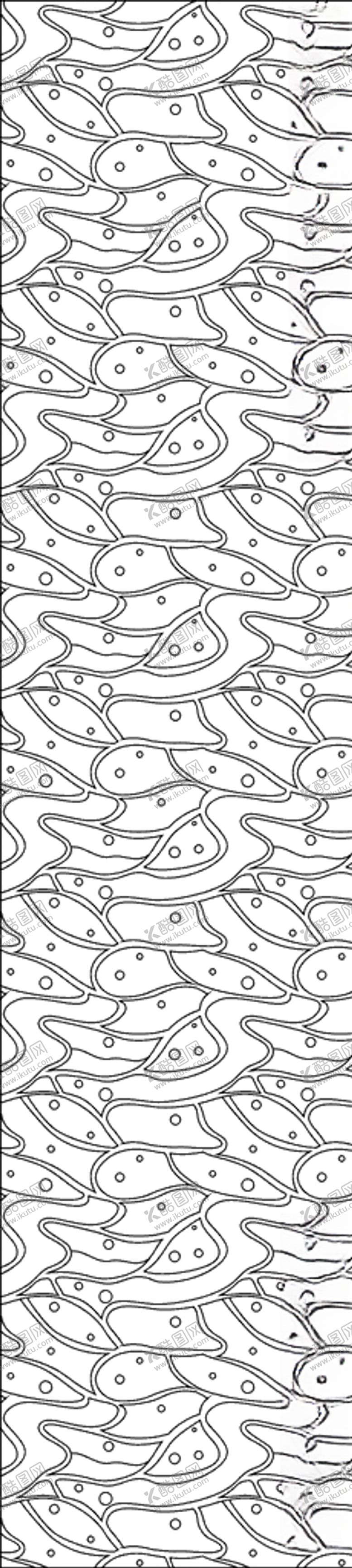 编号：96176609181200121561【酷图网】源文件下载-抽象鱼