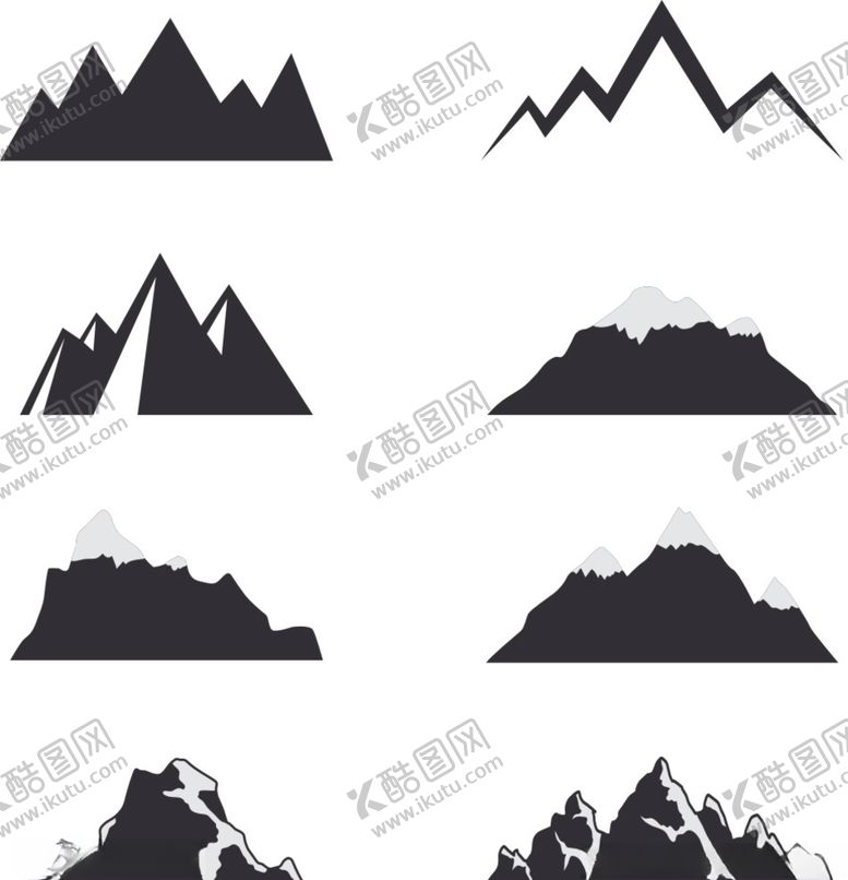 编号：53543507061416316339【酷图网】源文件下载-雪山山脉