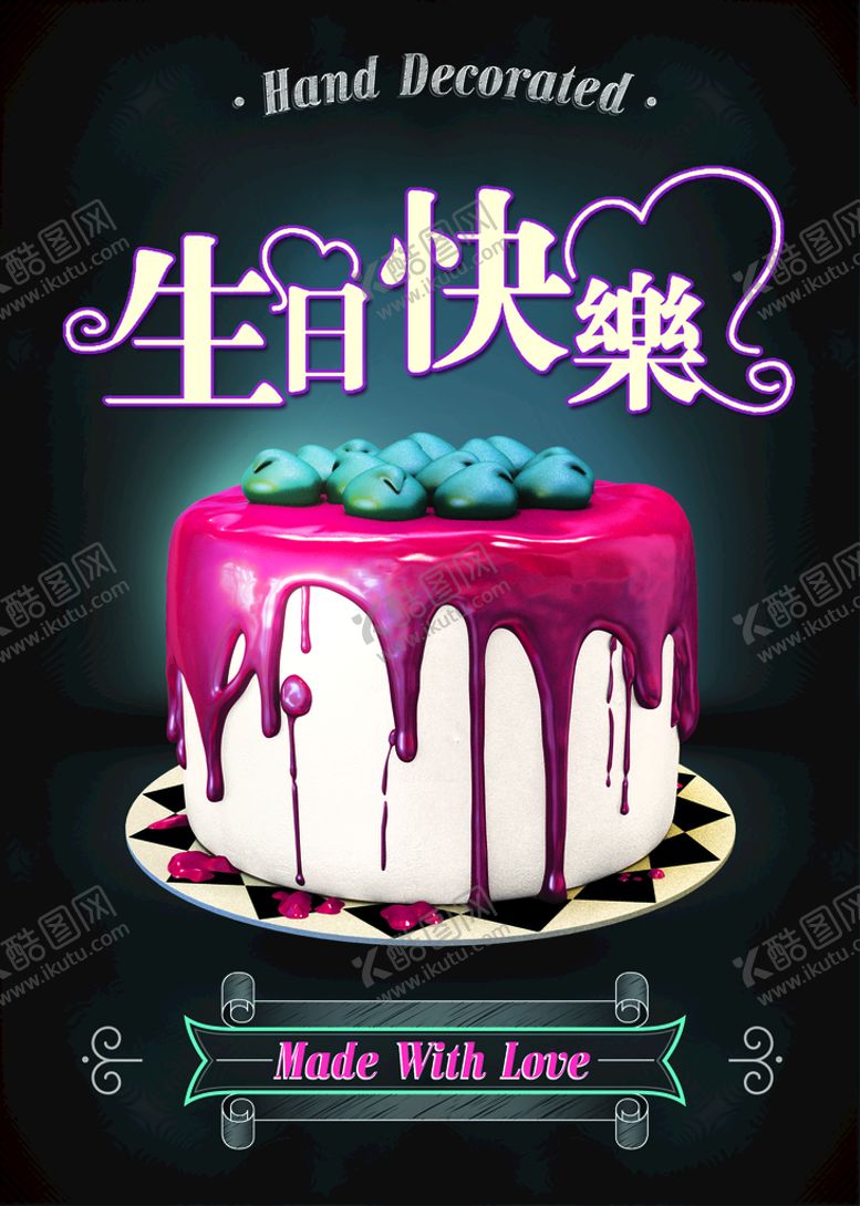 编号：61983509220213540819【酷图网】源文件下载-生日海报